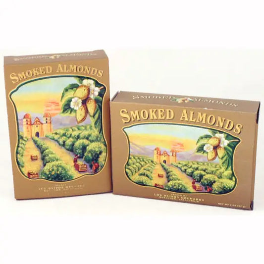 Smoked Almonds Box 2 oz